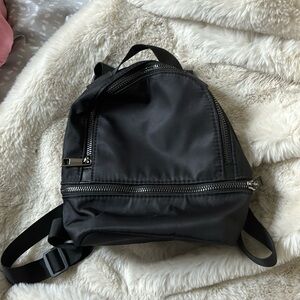 Black Mini Backpack.